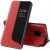 Huawei P20 Pro, Oldalra nyíló tok, stand, hívás mutatóval, Wooze FashionBook, piros
