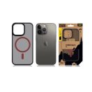 Tactical MagForce Hyperstealth 2.0 Apple iPhone 13 Pro magsafe tok, fekete/piros