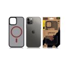 Tactical MagForce Hyperstealth 2.0 Apple iPhone 12/12 Pro magsafe tok, fekete/piros
