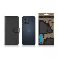   Tactical Field Notes Motorola G84 5G, flip/oldalra nyíló tok, fekete