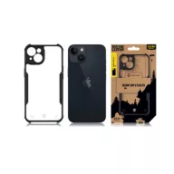   Tactical Quantum Stealth Apple iPhone 14 hátlap tok, átlátszó/fekete