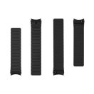 Tactical MagBand 20mm Samsung Galaxy Watch 4/5/6 mágneses szilikon szíj, fekete