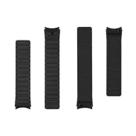   Tactical MagBand 20mm Samsung Galaxy Watch 4/5/6 mágneses szilikon szíj, fekete