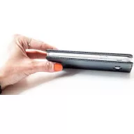   Motorola Moto E7, Oldalra nyíló tok, stand, Smart Magnet, fekete