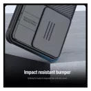 Nillkin CamShield Pro Poco F6 műanyag hátlap tok, fekete