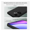 Nillkin Super Frosted Pro Poco F6 mágneses hátlap tok, fekete