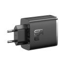 Baseus OS-Cube Pro töltő 2xUSB-AUSB-C + USB-A, 65W, fekete