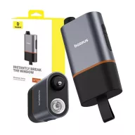   Baseus Sharp Tool biztonsági kalapács, ablakbetörés+biztonsági öv vágás fekete