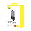 Baseus Sharp Tool biztonsági kalapács, ablakbetörés+biztonsági öv vágás fekete