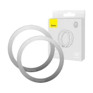 Baseus Halo Mágneses gyűrű telefonokhoz, MagSafe, Ezüst