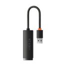 Baseus Lite Series USB-A – RJ45 hálózati adapter, 100Mbps, fekete