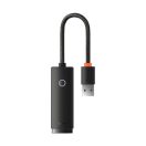Baseus Lite Series USB-A – RJ45 hálózati adapter, 100Mbps, fekete