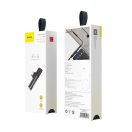 Baseus USB-C-USB-C+Mini Jack 3,5 mm audio adapter, fekete