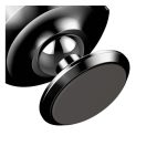 Baseus Small Ears Mágneses autós telefontartó műszerfalhoz, fekete