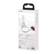   Baseus USB-C / Lightning töltő- és adatkábel, nagy sűrűségű fonott, 20 W, PD, 2 m, fehér