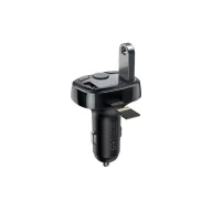 Baseus T típusú Bluetooth 2xUSB-A microSD FM adó, fekete