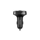 Baseus T típusú Bluetooth 2xUSB-A microSD FM adó, fekete