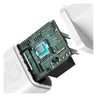   Baseus Super Si gyorstöltő 1C 20W adapter 1 m-es USB-C / Lightning kábellel, fehér