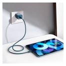 Baseus Super Si gyorstöltő 1C 20W, 1 m-es USB-C / Lightning kábellel, kék