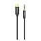 Baseus Yiven USB-C / 3,5 mm-es mini jack audio kábel, 1,2 m, fekete
