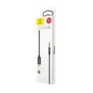 Baseus Yiven USB-C / 3,5 mm-es mini jack audio kábel, 1,2 m, fekete