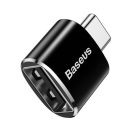 Baseus USB-USB-C 2.4A adapter, fekete