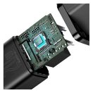 Baseus Super Si USB-AUSB-C gyorstöltő 1 m-es USB-AUSB-C-Lightning kábellel, 20W, fekete