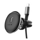 Baseus mágneses autós telefontartó műszerfalhoz, fekete