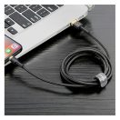 Baseus Cafule USB / Lightning töltő- és adatkábel, 2,4A, 1m, arany-fekete