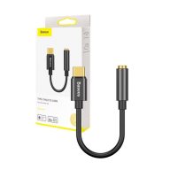 Baseus L54 USB-C audioadapter + 3,5 mm-es mini jack, fekete