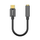 Baseus L54 USB-C audioadapter + 3,5 mm-es mini jack, fekete