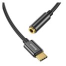 Baseus L54 USB-C audioadapter + 3,5 mm-es mini jack, fekete