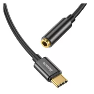 Baseus L54 USB-C audioadapter + 3,5 mm-es mini jack, fekete