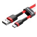 Baseus Cafule USB / USB-C töltő- és adatkábel 2A, 2m, piros