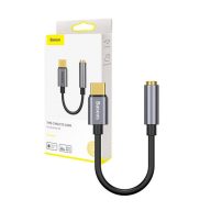  Baseus L54 USB-C audioadapter + 3,5 mm-es mini jack csatlakozó, szürke