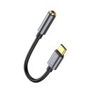 Baseus L54 USB-C audioadapter + 3,5 mm-es mini jack csatlakozó, szürke
