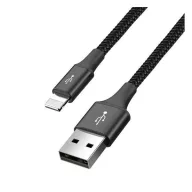   Baseus Fast 4in1 töltő- és adatkábel USB / 2x USB-C / Lightning / MicroUSB 3,5A, 1.2 m, fekete