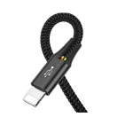 Baseus Fast 4in1 töltő- és adatkábel USB / 2x USB-C / Lightning / MicroUSB 3,5A, 1.2 m, fekete