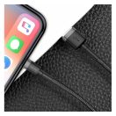 Baseus Cafule USB / Lightning töltő- és adatkábel, 2.4A, 1 m, szürke-fekete