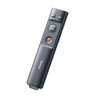   Baseus Orange Dot multifunkcionális távirányító prezentációkhoz, lézermutatóval, elemek nélkül, szürke
