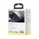 Baseus autós szivargyújtó töltő digitális kijelzővel, USB-A + USB-C, QC3.0+PD, 5A, 65W, fekete