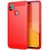 Xiaomi Redmi Note 9 5G, Szilikon tok, közepesen ütésálló, szálcsiszolt, karbon minta, piros