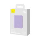 Baseus Magnetic Mini powerbank 10000mAh, USB-C  20W MagSafe, lila