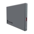 Tactical MagForce Relief Magsafe kompatibilis Power bank / külső akkumulátor / power bank, 5000mAh, ezüst/fekete