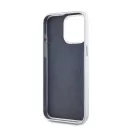 Karl Lagerfeld Grained PU Hotel RSG iPhone 15 Pro Max hátlap tok, ezüst