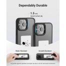 E-Ink okos telefontok, programozható NFC kijelzővel iPhone 14 Pro, fekete