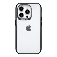   Mobilfox Apple iPhone 15 pro full-shock 3.0 hátlap tok, Nude Black