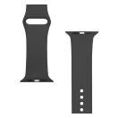 Tactical 488 Apple Watch 1/2/3/4/5/6/7/8/9/10/SE 42/44/45mm szilikon szíj, fekete