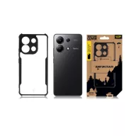   Tactical Quantum Stealth Xiaomi Redmi Note 13 4G hátlap tok, átlátszó/fekete