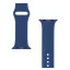 Tactical 838 Apple Watch 1/2/3/4/5/6/7/8/9/10/SE 42/44/45/49mm szilikon szíj, kék